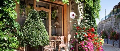 Entrée de l’hébergement