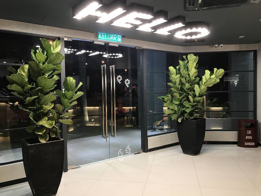 Interior entrance