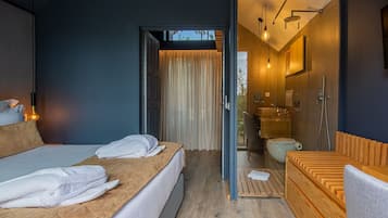 Bungalow (Casa do Pinheiro) | 1 soveværelse, premium-sengetøj, senge med madrasser af memory foam