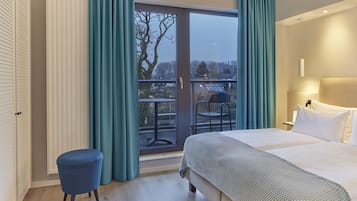 Double Room (Die Lütten Landblick) | 1 bedroom, hypo-allergenic bedding, minibar, in-room safe