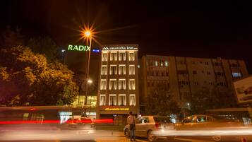 Front of property – evening/night