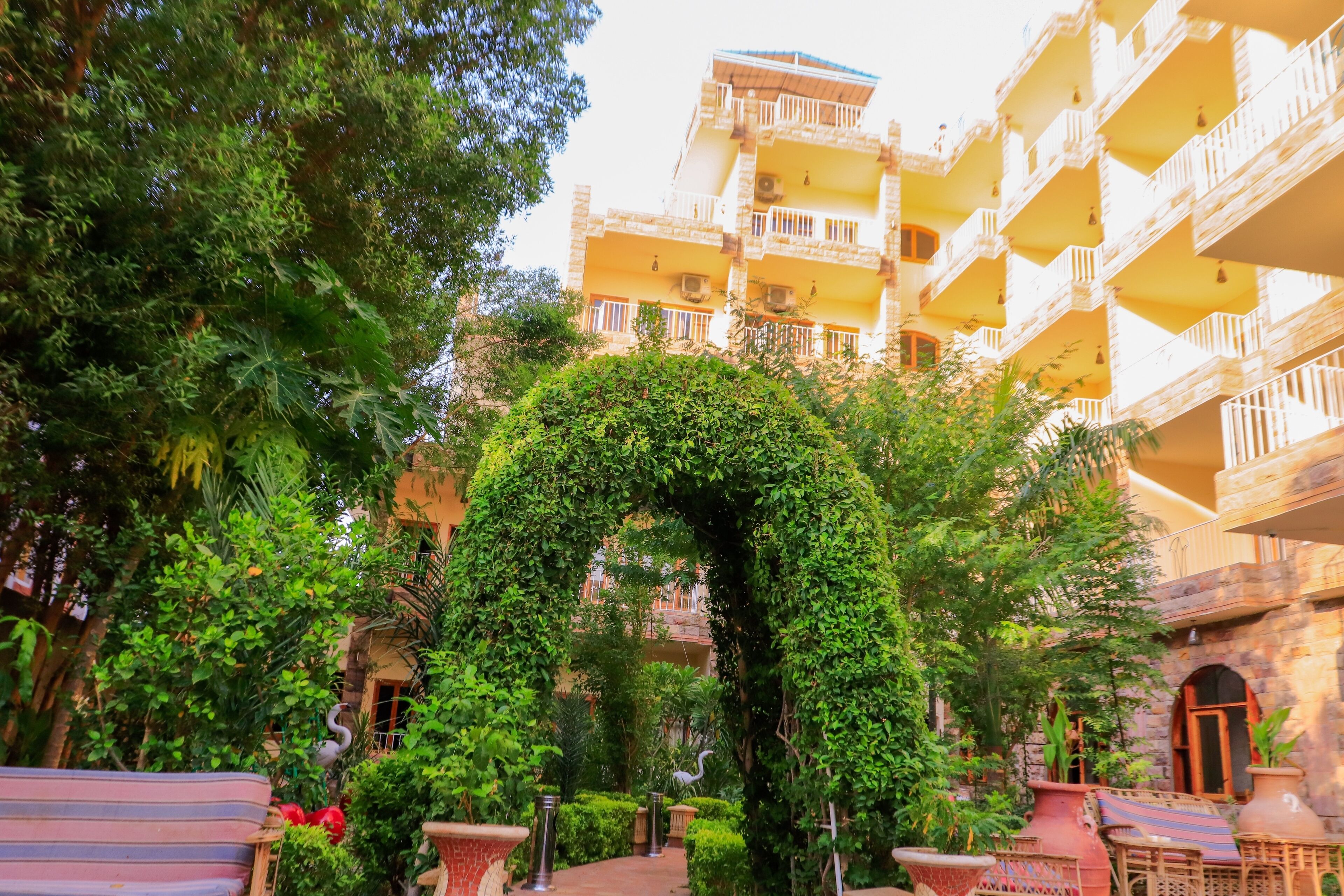 Facciata della struttura