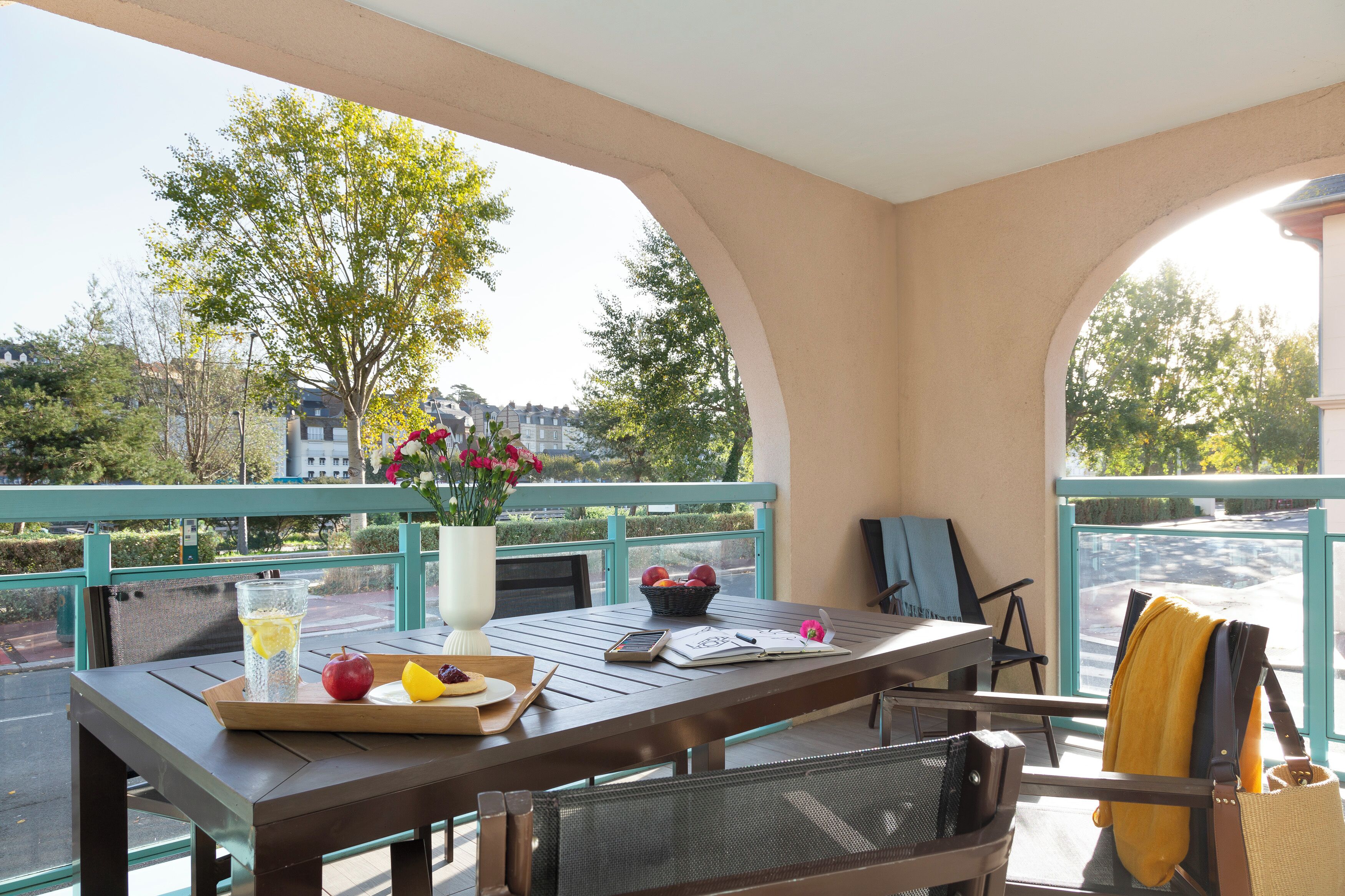 Vue depuis le balcon