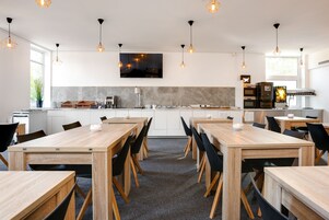 Free daily buffet breakfast