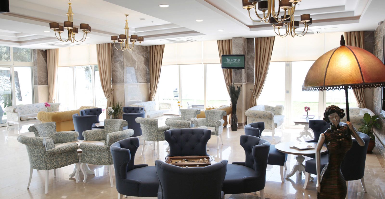 Lobby sitting area