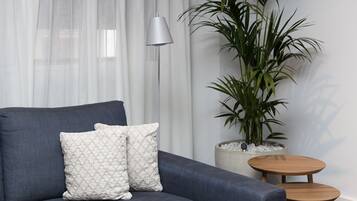 Suite Deluxe | 1 makuuhuone, egyptinpuuvillaiset lakanat, ylelliset vuodevaatteet