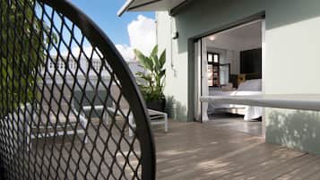 Suite, terras, in toren | Terras