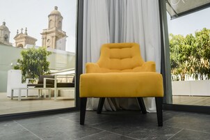 Suite, Terrace, Tower (Attic Suite with private terrace) | 1 bedroom, Egyptian cotton sheets, premium bedding, down comforters