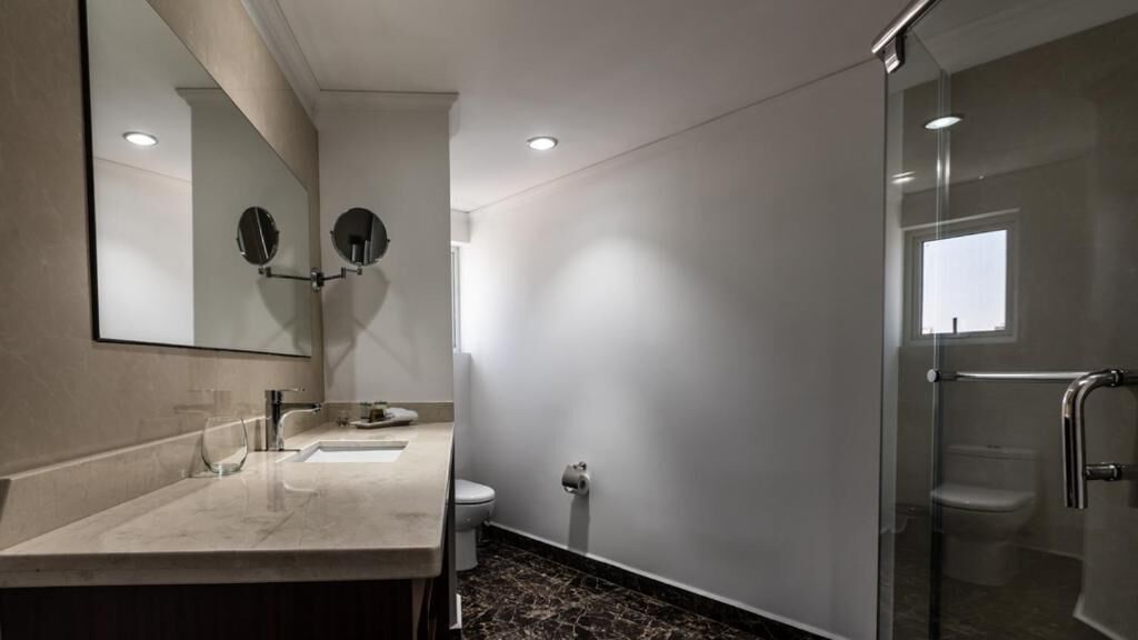 superior double room, 1 king bed | bathroom | shower, hair dryer, towels, toilet paper