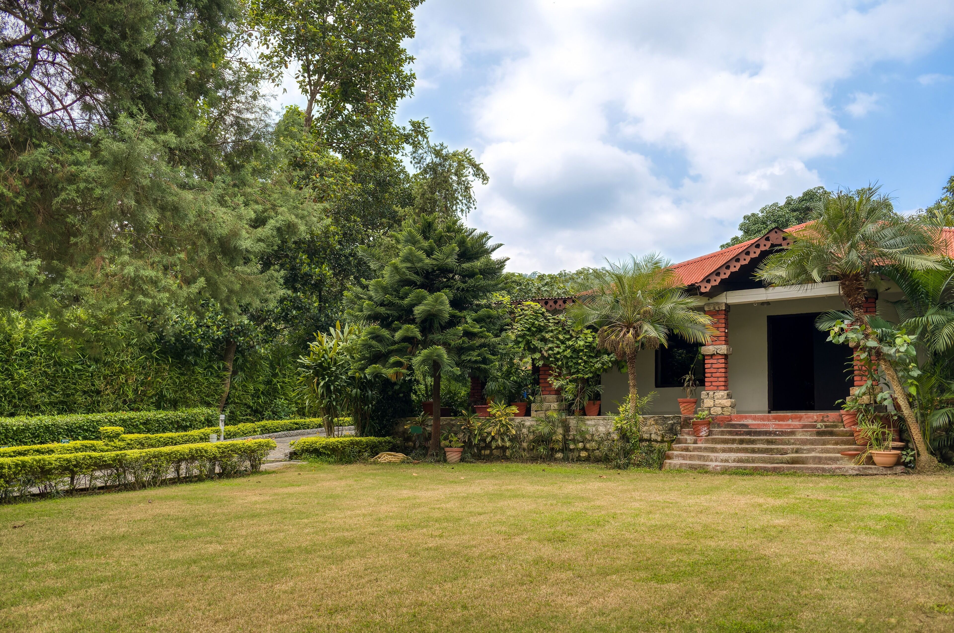 Front of property – evening/night
