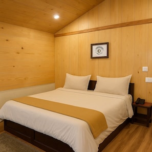 Luxury Swiss Tent by the Lake | Premium bedding, in-room safe, desk, laptop workspace