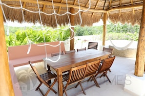 Penthouse, 2 Bedrooms | Terrace/patio - Sunny Penthouse 2 bedroom sleeps 5 (Tulum)