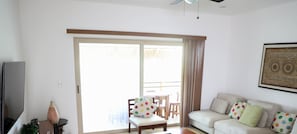 Penthouse, 2 Bedrooms | Living area | Flat-screen TV