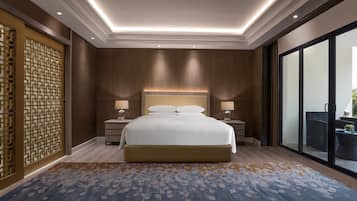 Presidential Suite, 1 Bedroom, Non Smoking, Pool View | 1 bedroom, Egyptian cotton sheets, premium bedding, down comforters