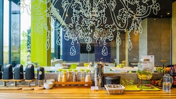 Daily buffet breakfast for a fee