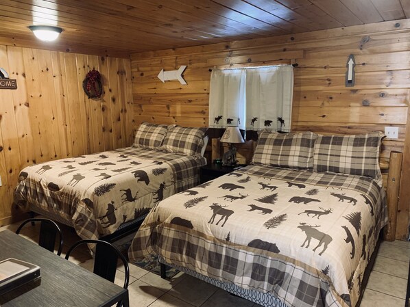 Free WiFi, bed sheets