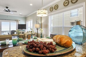 Dining - Gulf front home with pool on the beach & pet friendly (Gulf Shores)