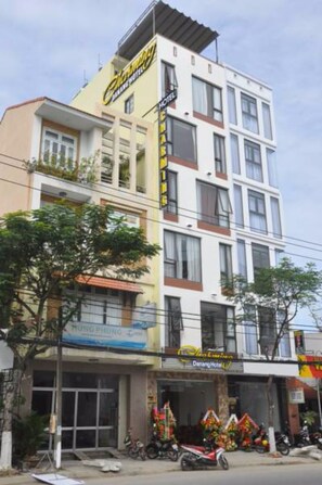 Overnatningsstedets facade