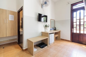 Dobbeltrom – familie | Minibar, skrivebord, lydisolert og wi-fi (inkludert)