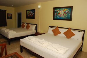 Family Bungalow | Blackout curtains, free WiFi, bed sheets - Cozy Resort (Pranburi)