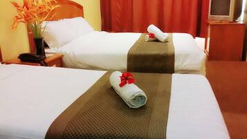 Minibar, desk, iron/ironing board, free WiFi