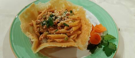 Lunch, dinner served; Mediterranean cuisine, alfresco dining