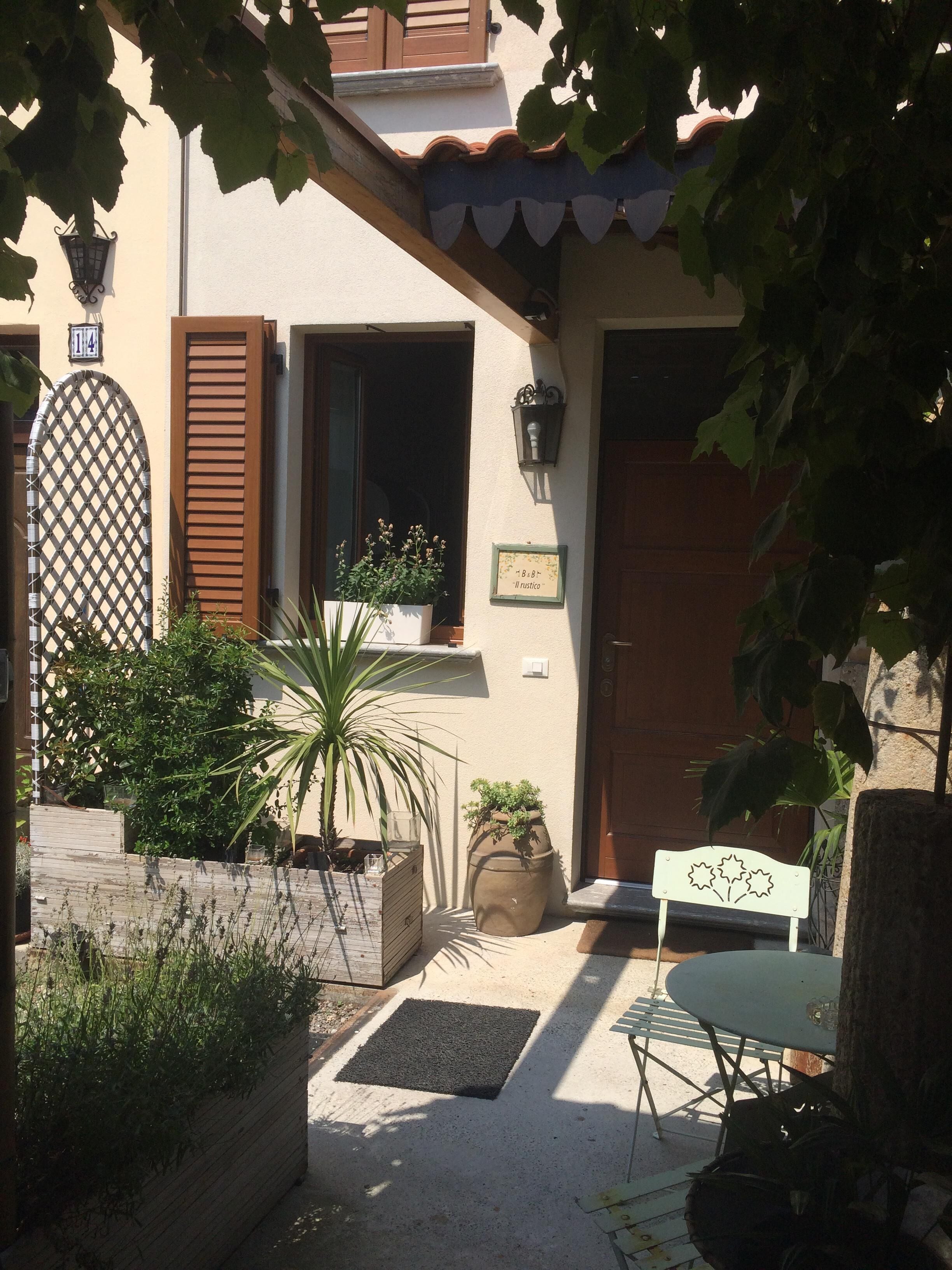 Blick von der Unterkunft