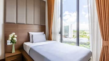 Suite, 2 Bedrooms, City View | 1 bedroom, desk, blackout curtains, free WiFi