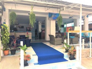 Entrada al alojamiento