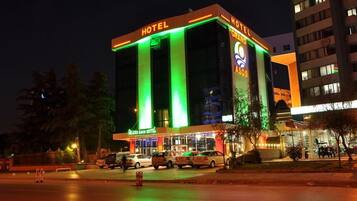 Front of property – evening/night