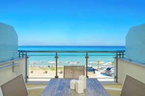奢华开间, 海景 (2 Persons) | 阳台景观