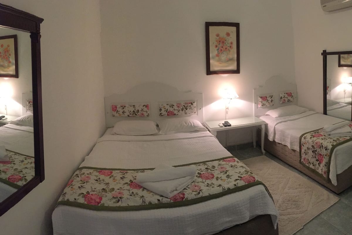 Minibar, escritorio, espacio para trabajar con laptop y wifi gratis