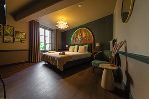 豪華雙人房 | 免費無線上網、床單