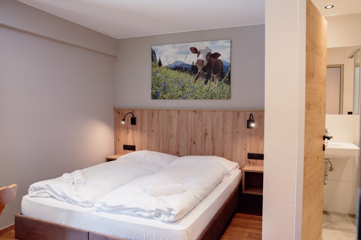 Junior Double Room | Down comforters, WiFi (free), bed sheets