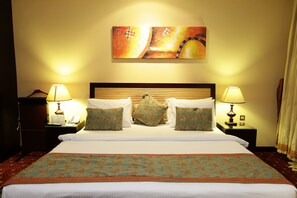 Minibar, in-room safe, desk, blackout drapes