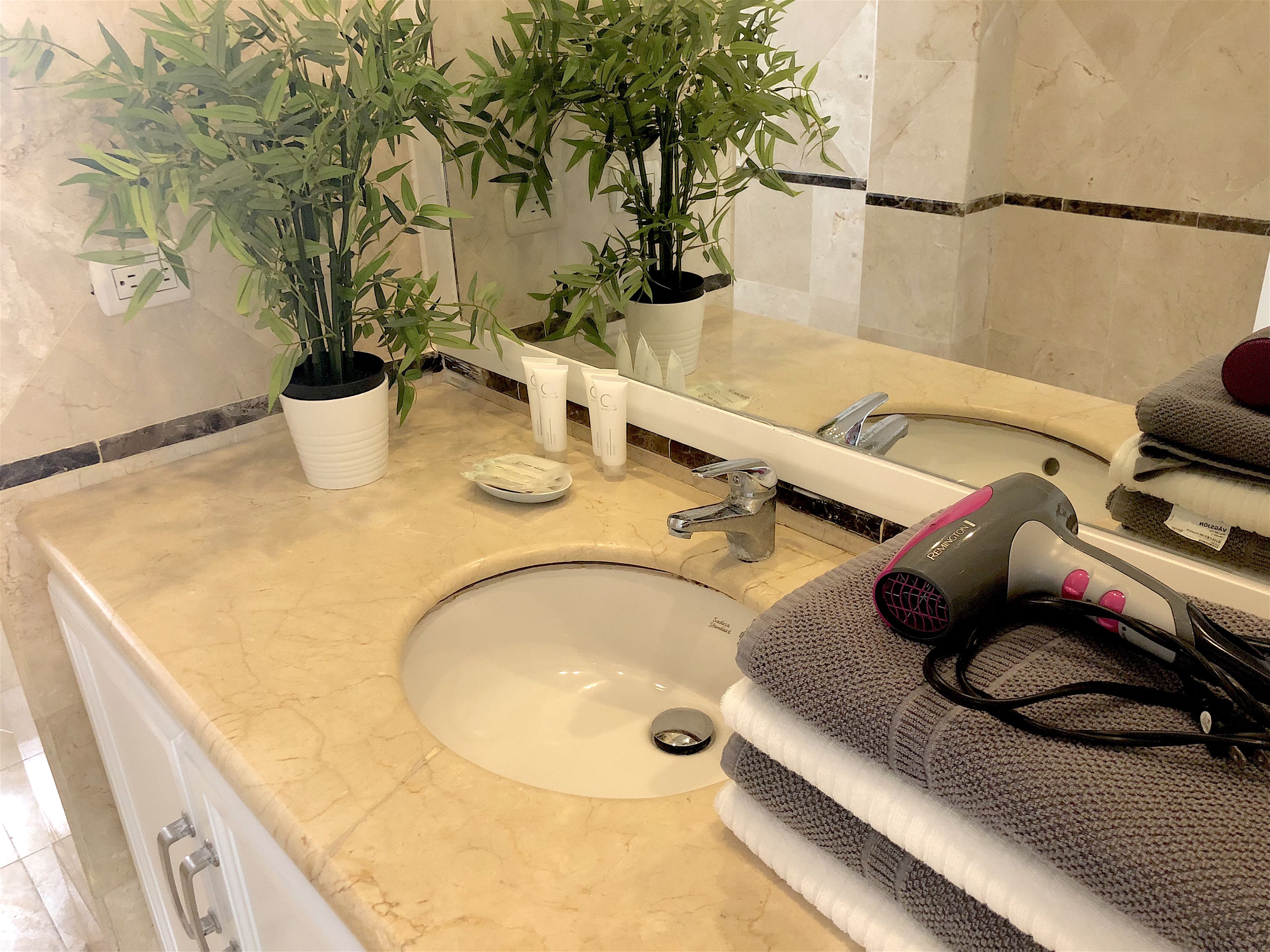 exclusive apartment, 2 bedrooms, pool view, poolside | bathroom | shower, free toiletries, hair dryer, towels