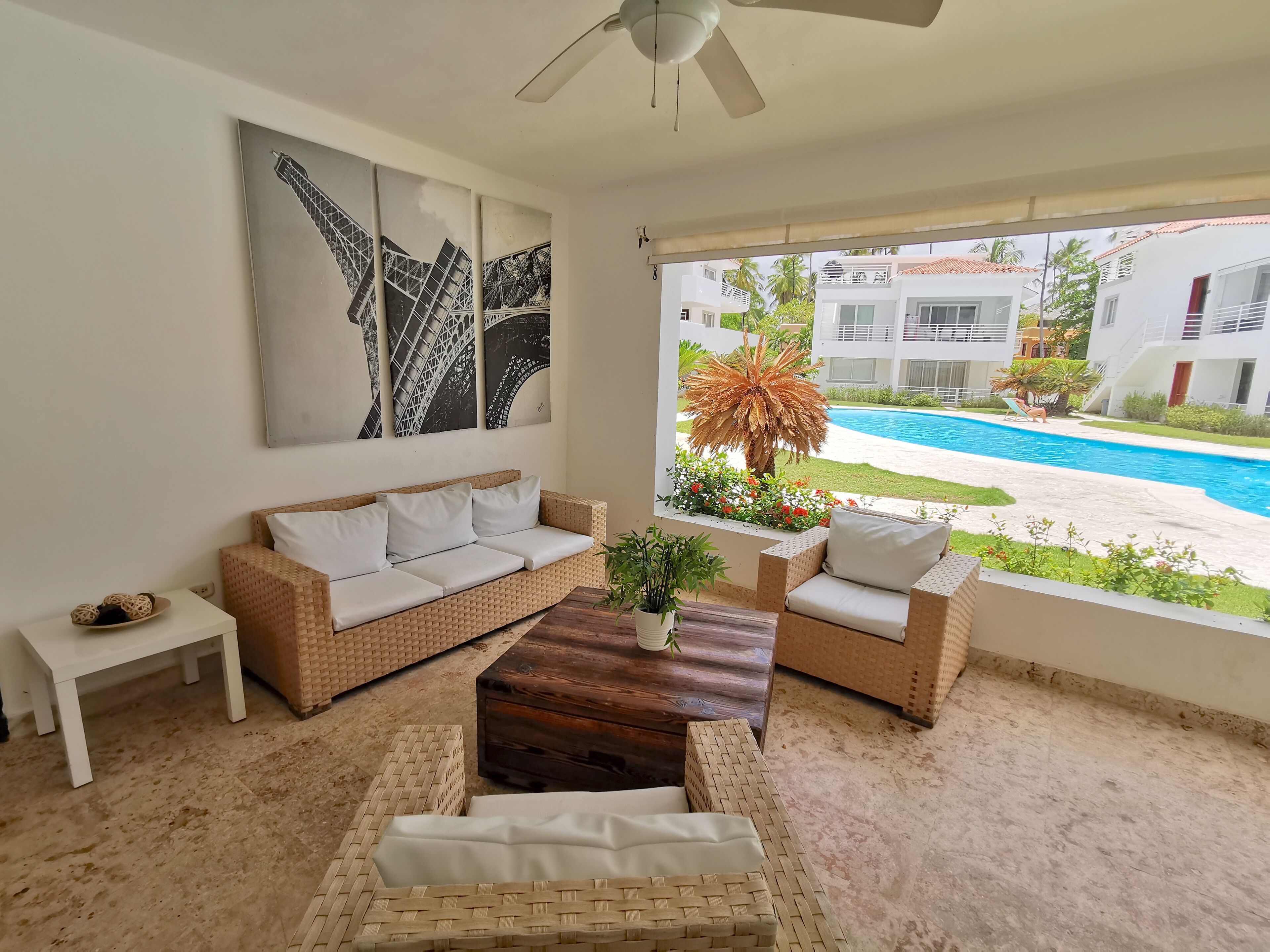 family condo, 2 bedrooms, pool view, ground floor | terrace/patio