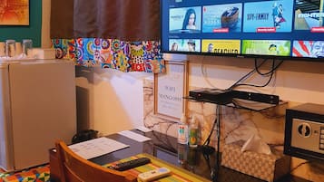 Ropa de cama de alta calidad y minibar