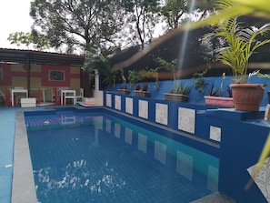 Seasonal outdoor pool