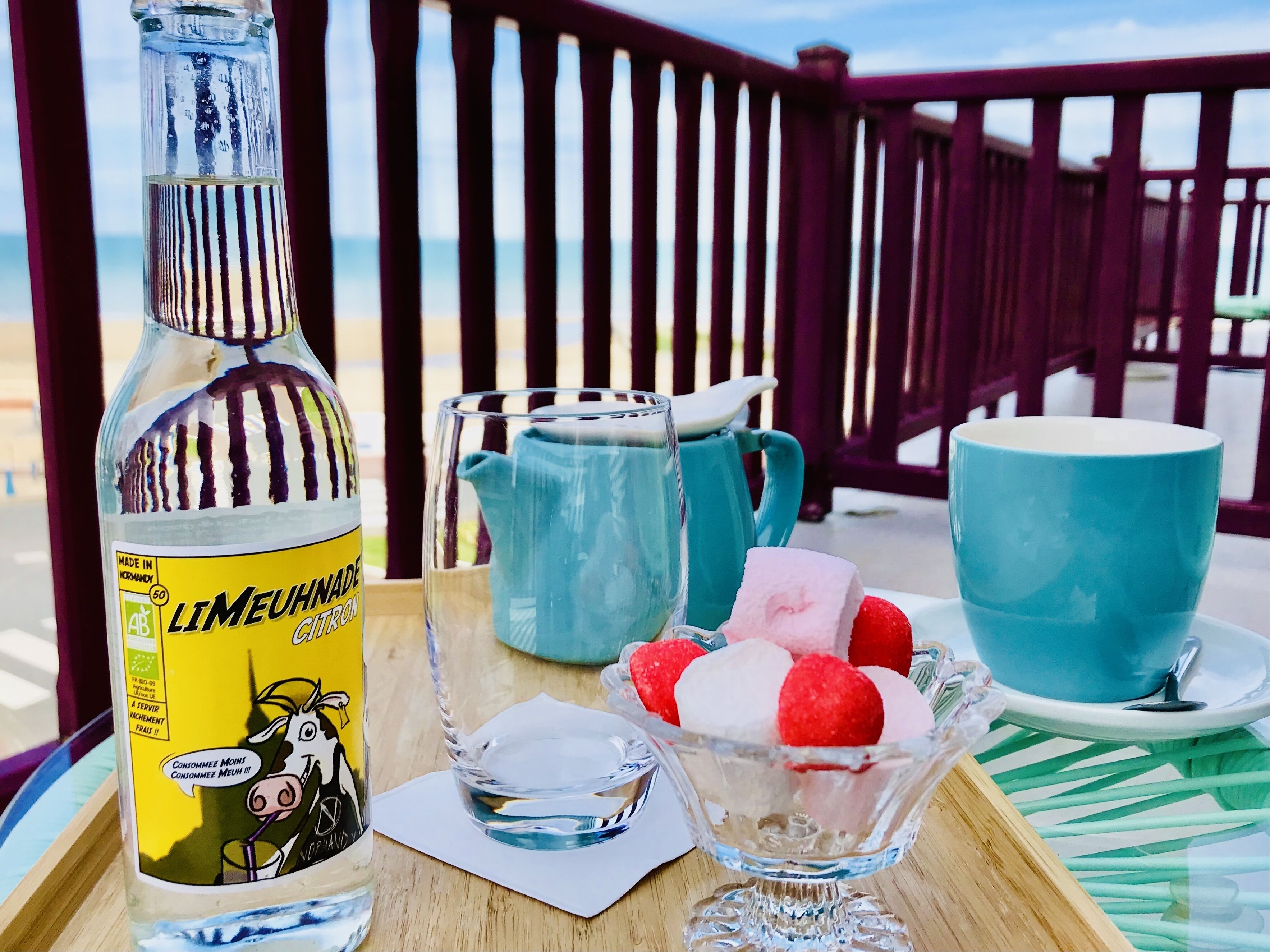 chambre double deluxe, 1 grand lit, terrasse, vue mer | terrace/patio