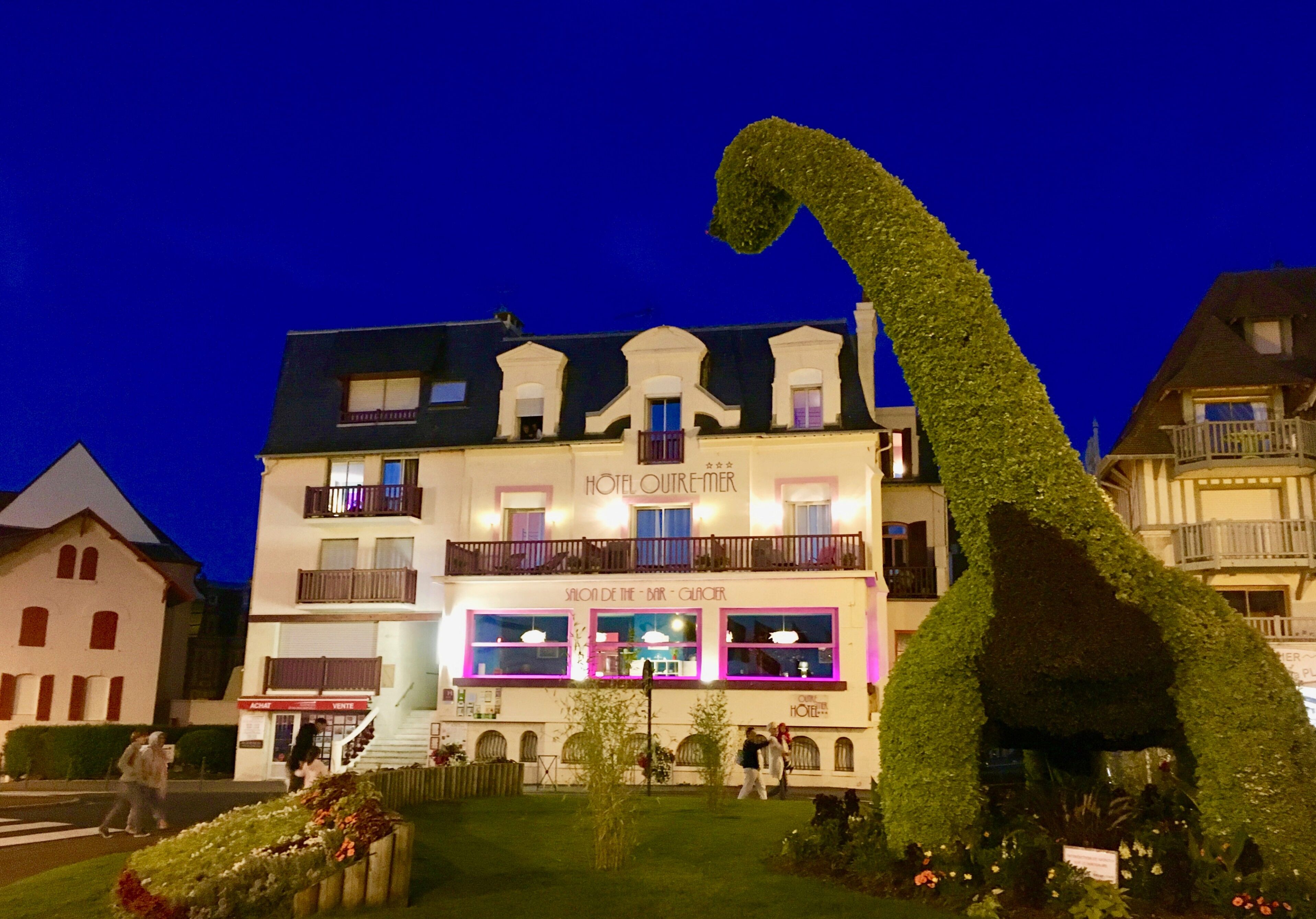 Façade de l’hébergement - soirée/nuit