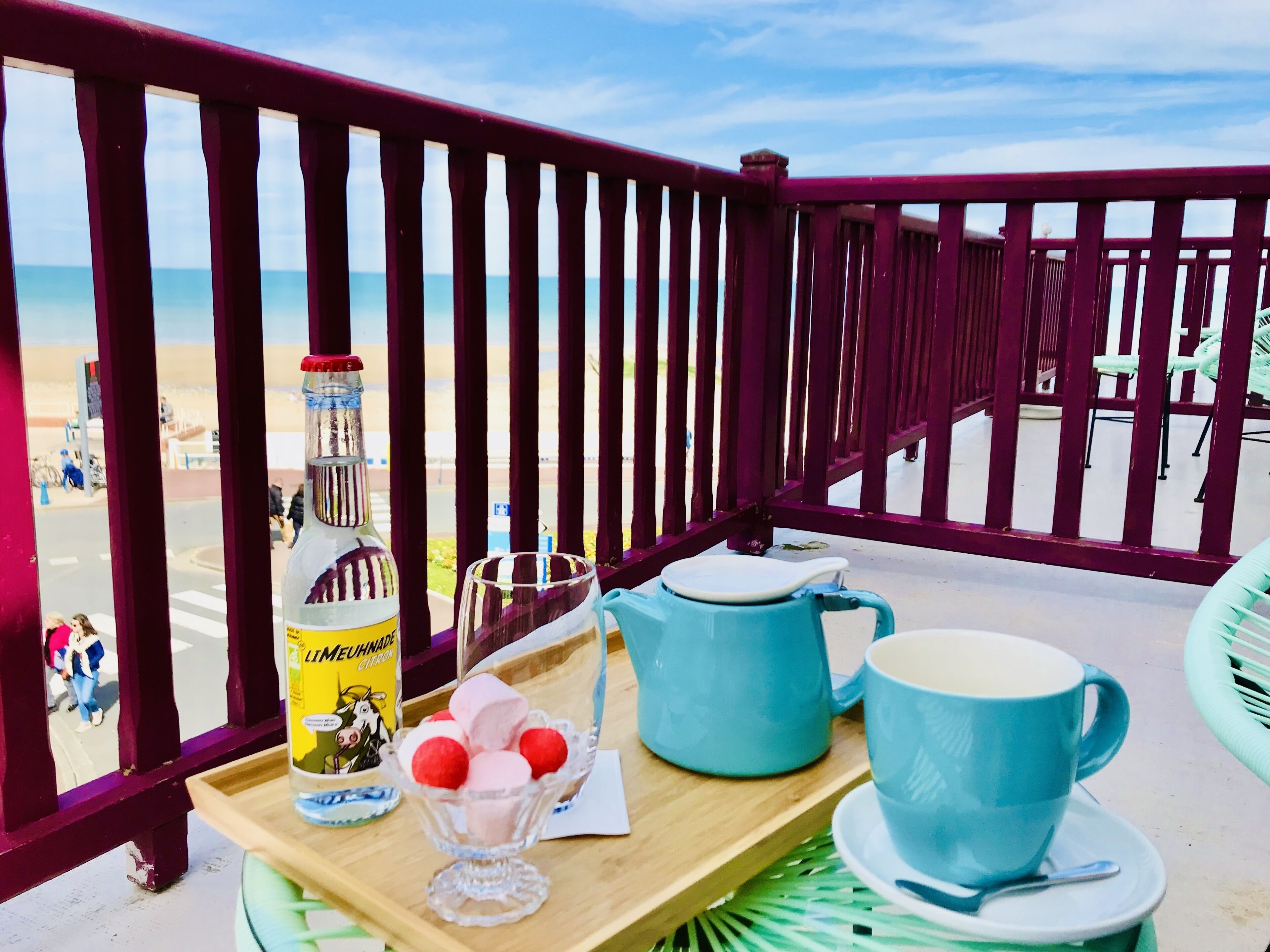 Chambre Double Deluxe, 1 grand lit, terrasse, vue mer | Terrace/patio