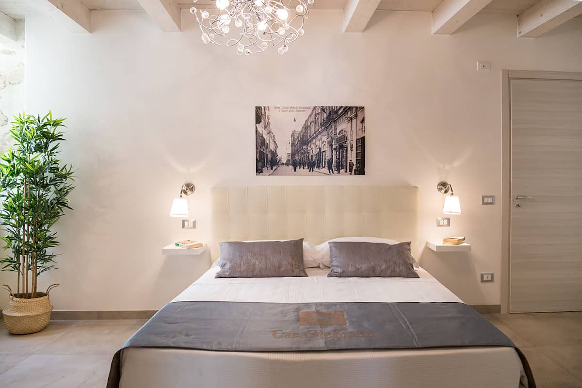 ดีลักซ์อพาร์ทเมนท์ (Casa Siciliana 8) | เตารีด/โต๊ะรีดผ้า, Wi-Fi ฟรี