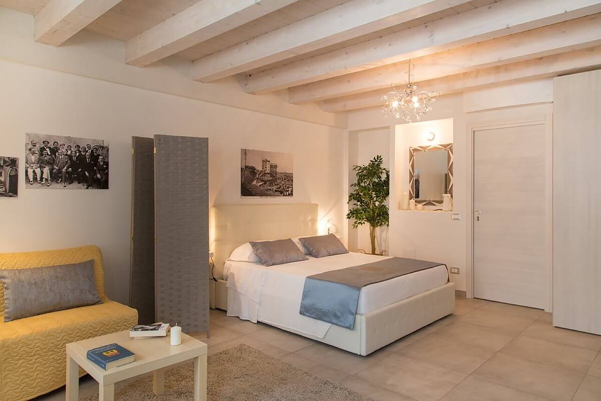 Monolocale familiare (Casa Siciliana 7) | 1 camera, ferro/asse da stiro, Wi-Fi gratuito