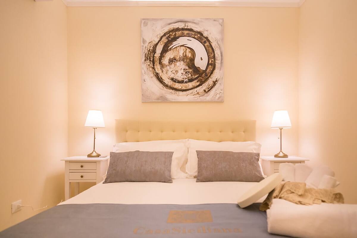 Elite-Apartment (Casa Siciliana 20) | 1 Schlafzimmer, Bügeleisen/Bügelbrett, kostenloses WLAN