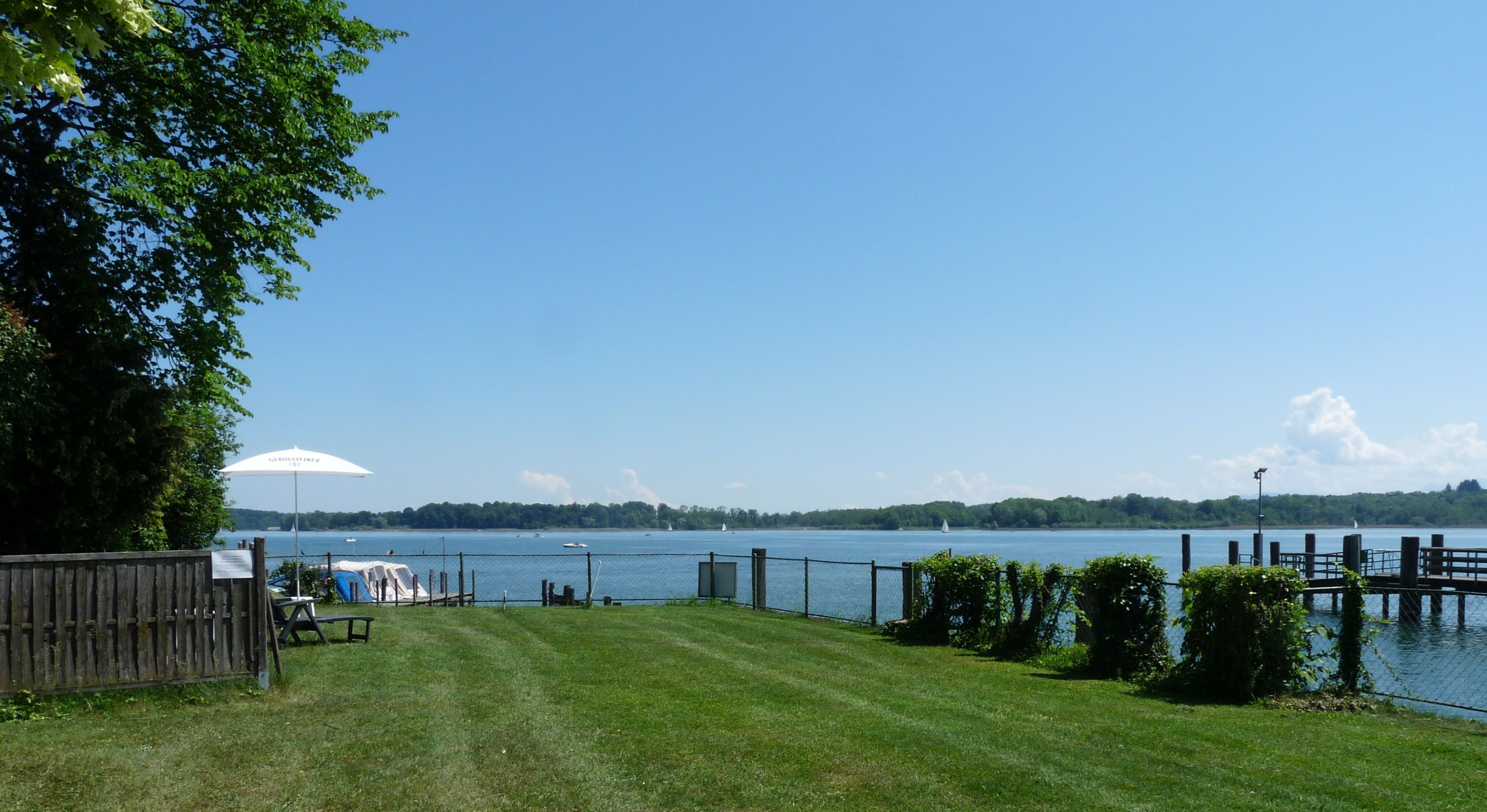 Sun-loungers, beach umbrellas, beach towels, rowing