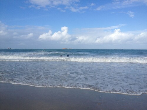 Wooden house at 50 m from the beach, 250m from the Pointe de Primel