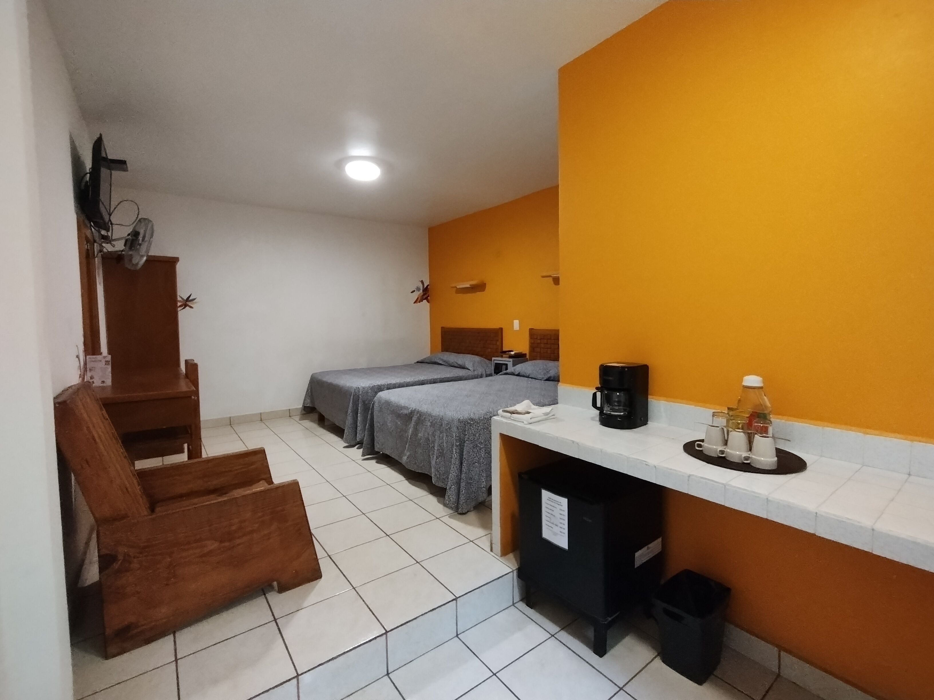 standard double room, 2 double beds | 1 bedroom, minibar, in-room safe, blackout curtains