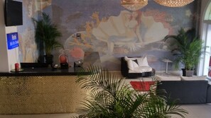 Sitteområde i lobbyen