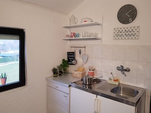 Appartement, terrasse, vue mer (5) | Cuisine privée